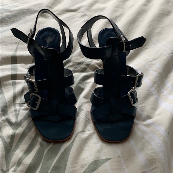 Nine West Gaulla sandal (denim blue colour) - Picture 1 of 4
